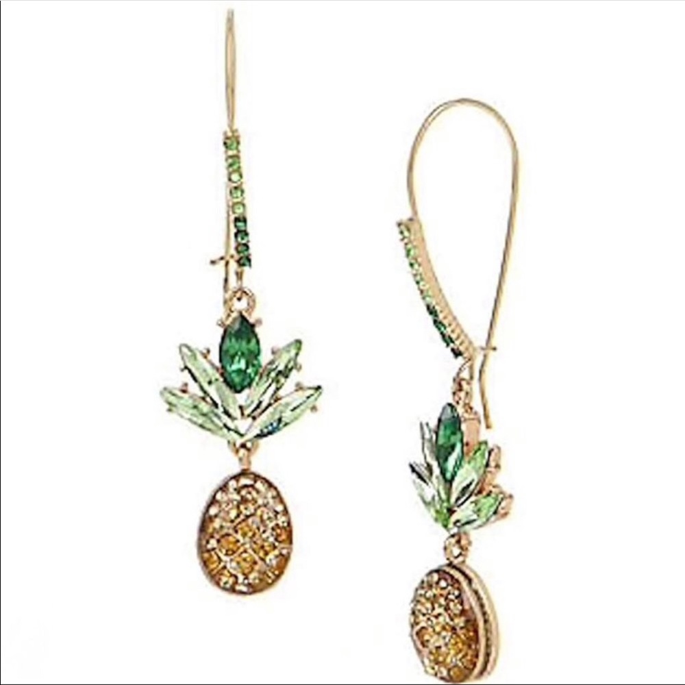 Betsey Johnson Pineapple Earrings
